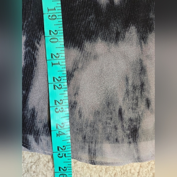 IRIS SETLAKWE Light Grey And Navy Tie Dye Delicate Blouse. Size 2 - Picture 12 of 13